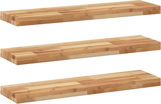Ράφια (3τμχ) 80x20x4εκ. Ακακίας Ράφια (3τμχ) 80x20x4εκ. Ακακίας