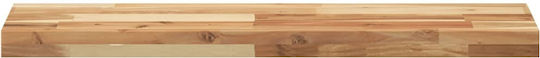 Acacia Wall Shelves 3 Pieces 80x20x4 cm