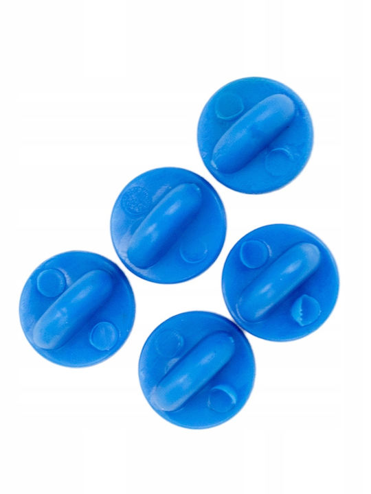 Pinets Blue Rubber Pin Clip 5 Pcs