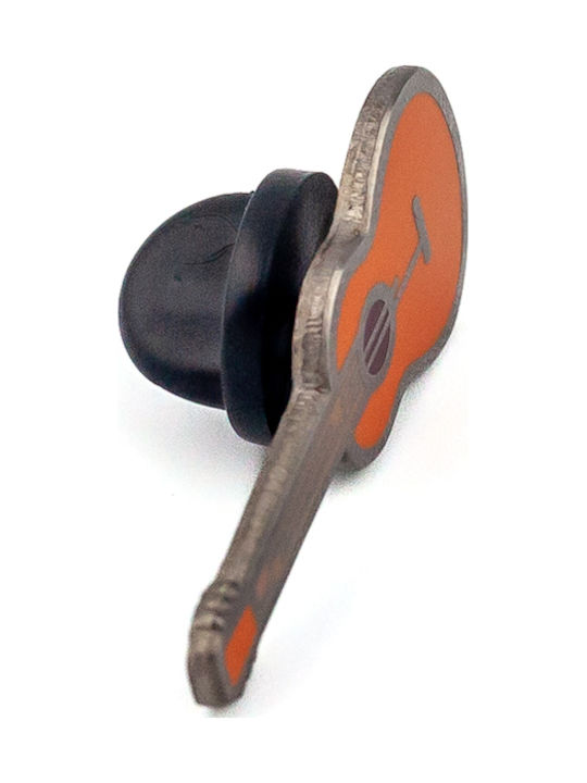 Pinets Acoustic Guitar Orange Pin