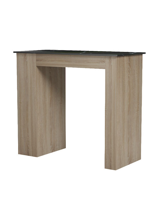 Riff Bar Table Wooden Black 120x55x105cm