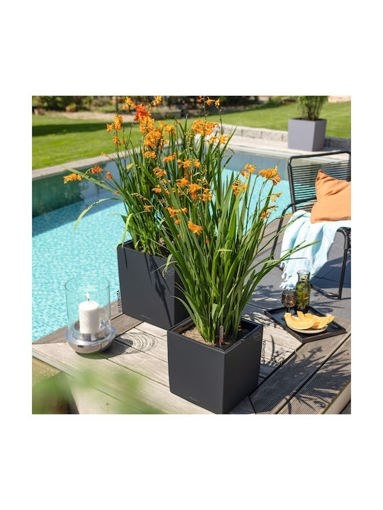 Lechuza Self-Watering Flower Pot Slate 30x30x30cm