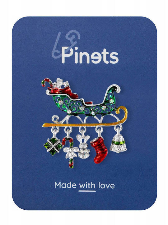 Pinets Santa's Sleigh Brooch Gifts