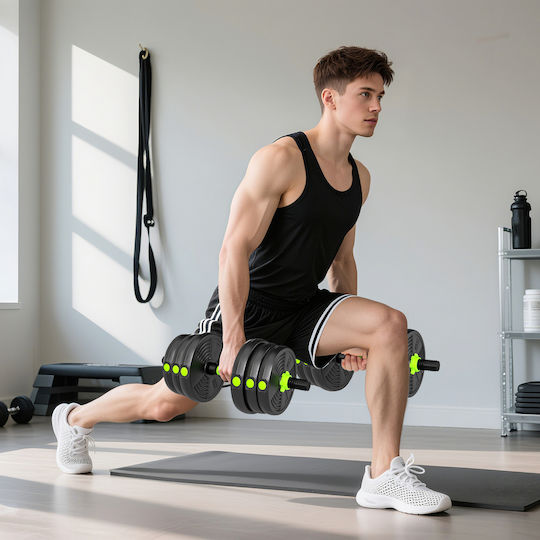 Sportnow Dumbbell Set with Bar 20kg