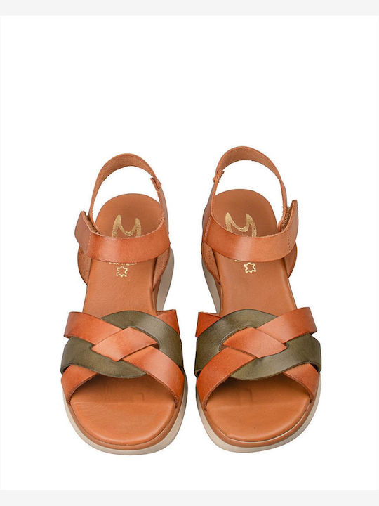 Sommer Damenplattformen Tabac Braun