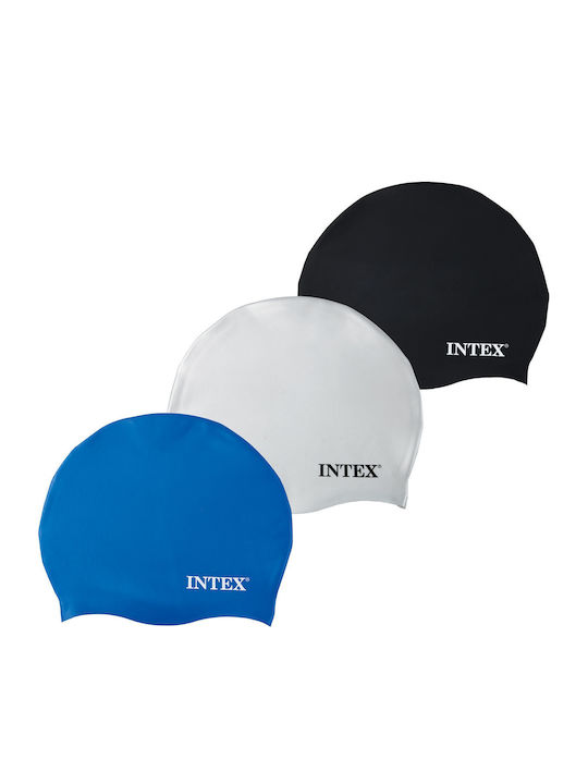 Intex Σκουφάκι Κολύμβησης Ενηλίκων από Σιλικόνη Μαύρο