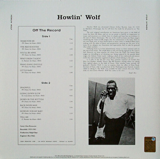 Howlin' Wolf Howlin' Wolf Vinyl