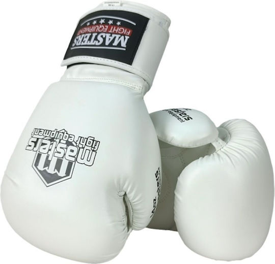 Sport Masters Rpu Boxhandschuhe für Wettkampfhandschuhe Weiß
