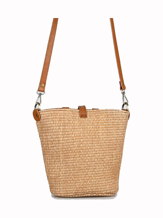 Straw Women's Shoulder Bag Beige