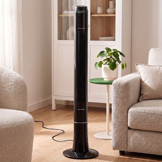 Izzy IZ-9035 Tower Fan 70W With Remote Control Black