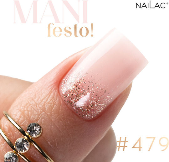 NaiLac Set Luciu Oje Argintii #479 7ml