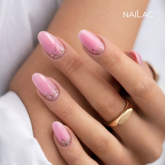 NaiLac Glossy Σετ Βερνίκια Νυχιών Ασημί #482 7ml