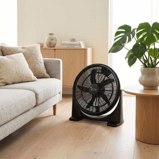 Izzy IZ-9034 Box Fan 100W Διαμέτρου 50cm Μαύρο