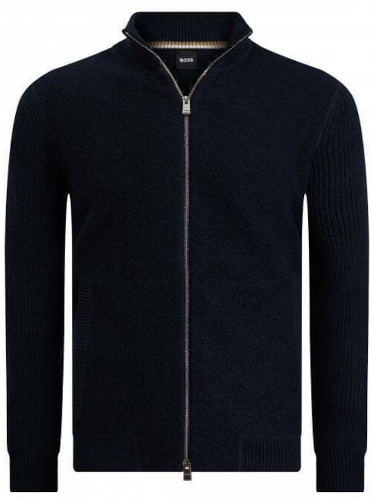 Men's Knitted Jacket Blue