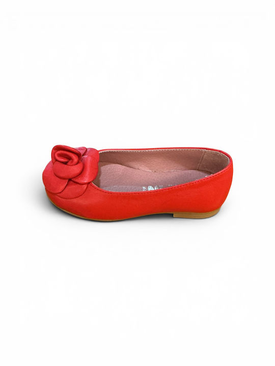 Kinder Pumps & Ballerinas Anatomisch mit Bügel- und Schleifenverschluss Leder Rosa