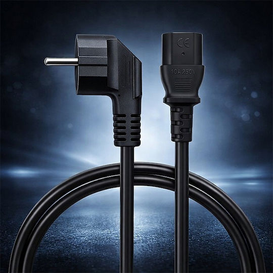 Qoltec Qoltec Schuko - IEC C13 Netzkabel 1.8m Schwarz