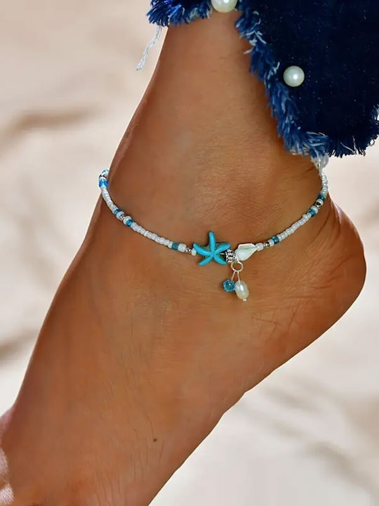 Fußarmband Türkis