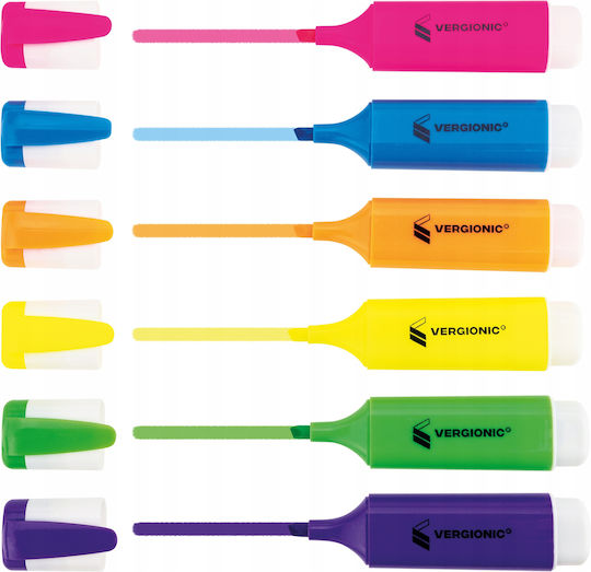 Vergionic Vergionic Markers Für Unterstreichen Pastellfarben Set 6 Stück