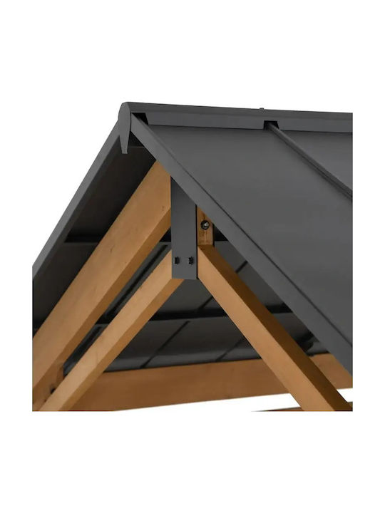 Mijo Garden Gazebo with LEDs Grey 6.03x3.36m