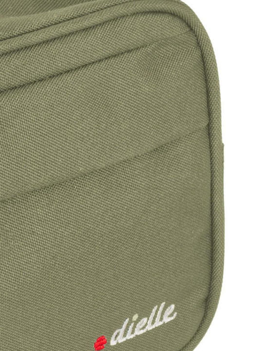 Travel Toiletry Bag Cosmetics Dielle 416m Khaki Unisex Durable & Compact Khaki