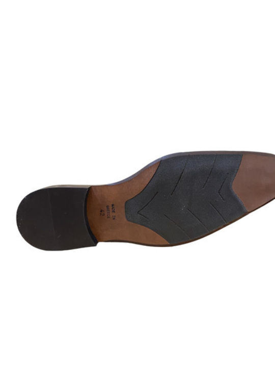 Leather Men's Dress Shoes Beige