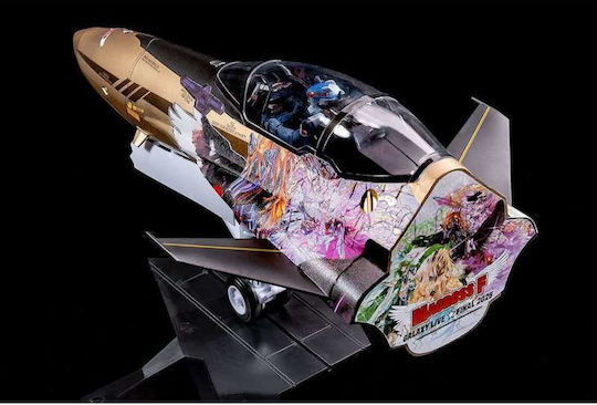 Macross Frontier Static Model Figure Plamax Mf-98 Minimum Factory Fighter Nose Collection Yf-29 Galaxy Set Height 34cm
