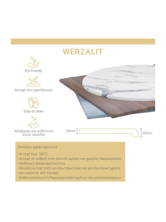 Pakketo Inspire Επιφάνεια Τραπεζιού Werzalit 120x80cm 215-000062 Pakketo Inspire Επιφάνεια Τραπεζιού Werzalit 120x80cm 215-000062