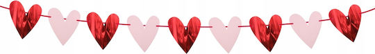 Paper Garland Hearts 200 Cm