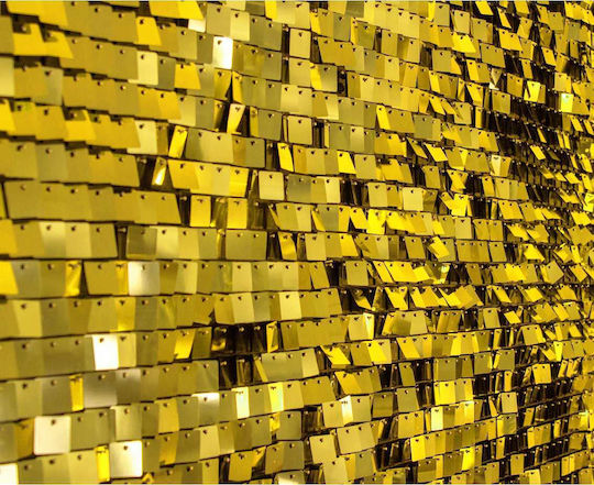 Sequin Decorative Panel Gold Background 30x30cm X100