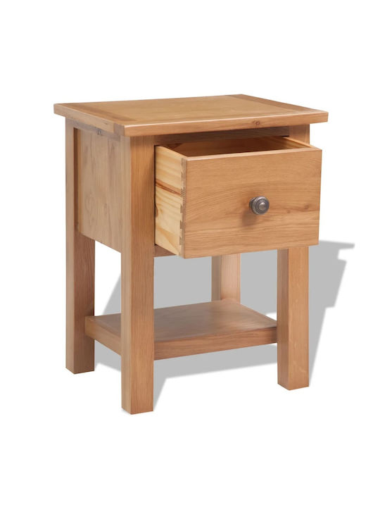Wooden Brown Bedside Table 36x30x47cm