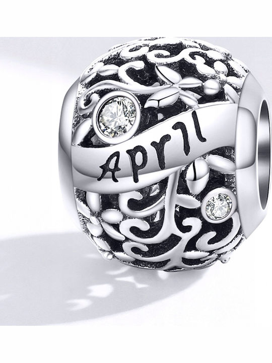 Trusky Hängendes Charm mit Steinen aus Silber mit Zirkon