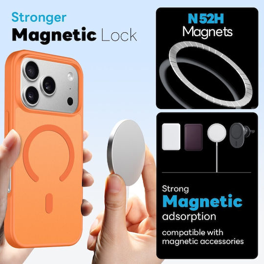 Northjo Protection Set 5 in 1 360 Full Cover Plastic Orange iPhone 17 Pro