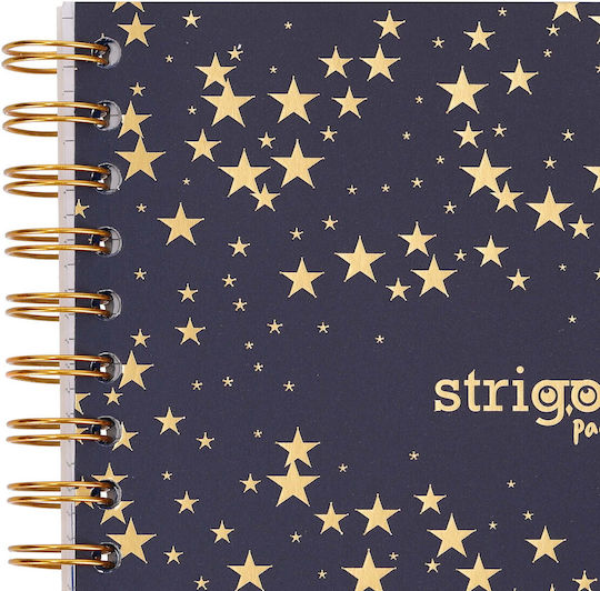 Strigo Caiet Spiral B5 100 Foi Negru