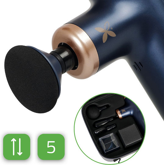 Habys Massage Gun for Neck Head Back Legs Body Hands & Eyes with Vibration Blue