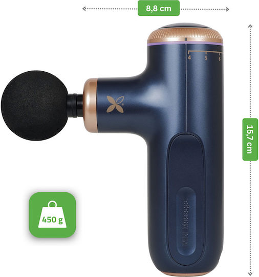 Habys Massage Gun for Neck Head Back Legs Body Hands & Eyes with Vibration Blue