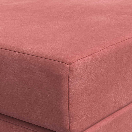 Καναπές Ροζ 140x67x45cm Καναπές Ροζ 140x67x45cm