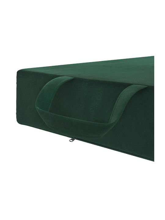 Multifunctional Bean Bag Sofa Dark Green 90x63x45cm