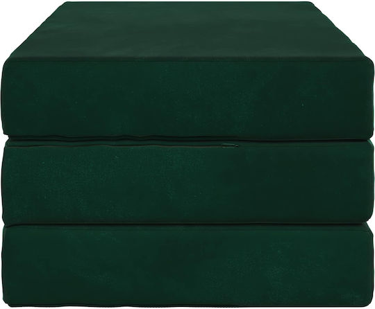 Canapea Fotoliu Puf Polimorf Verde Închis 80x67x45cm