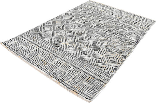 Polcarpet Wohnzimmer Teppiche Mystic Kilvana 4091 160x230cm Silber