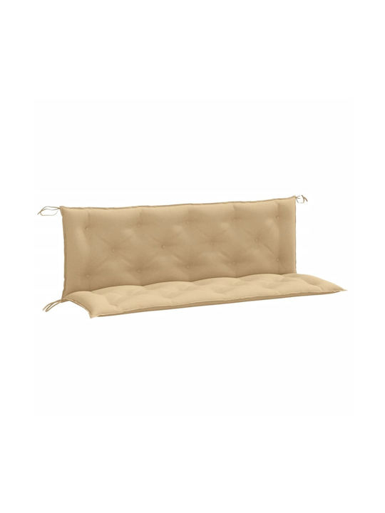 vidaXL Perne De Canapea De Grădină Cu Spătar Bej Melanj 2 Buc 50x150 Cm