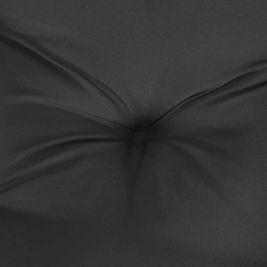 vidaXL Perna Scaunului De Grădină Cu Spătar Melanj Negru 2 Buc 50x120 Cm