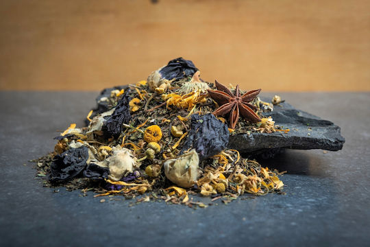 Green Touch Mint Chamomile Anise Mallow Calendula Herbs Blend 50gr