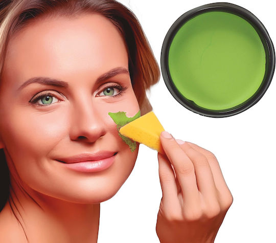 Green Face Painting Makeup Color