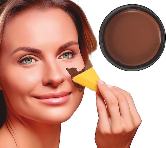 Brown Face Painting Makeup Color