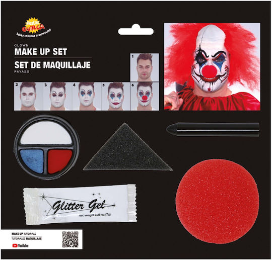 Clown Horror Karnevalsschminke Set
