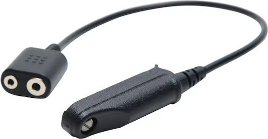 Adapter Kabel Für Baofeng Funkgeräte Wasserdichtes Schwarzes