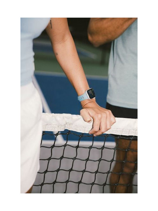 Nomad Tempo Waterproof Fkm Silicone Aluminum Strap Pin Optimized Apple Watch Ultra Series 49mm Tidal Blue Nm009742858