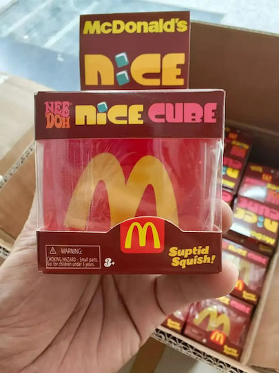 Schylling Ice Cube McDonald’s Squishy Red