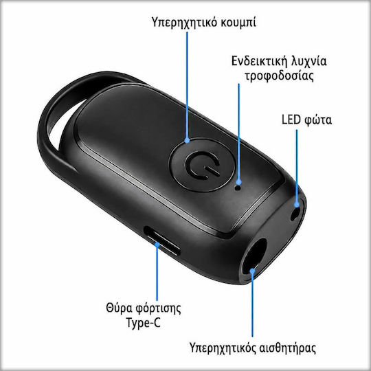 Portable Ultrasonic Dog Training Repeller Rechargeable USB Mini Ultrasonic Dog Repeller Black Qg-03