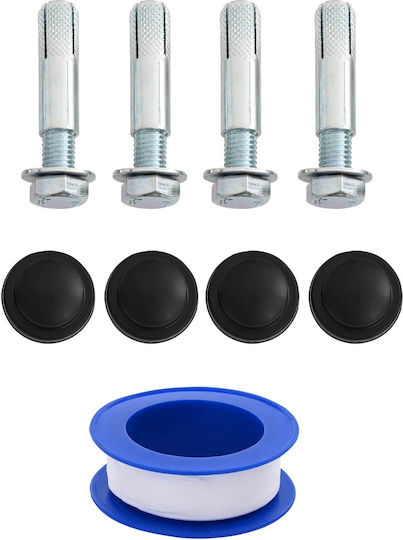 vidaXL Pool Shower Solar Made of PVC 216x15.5x216 cm Black